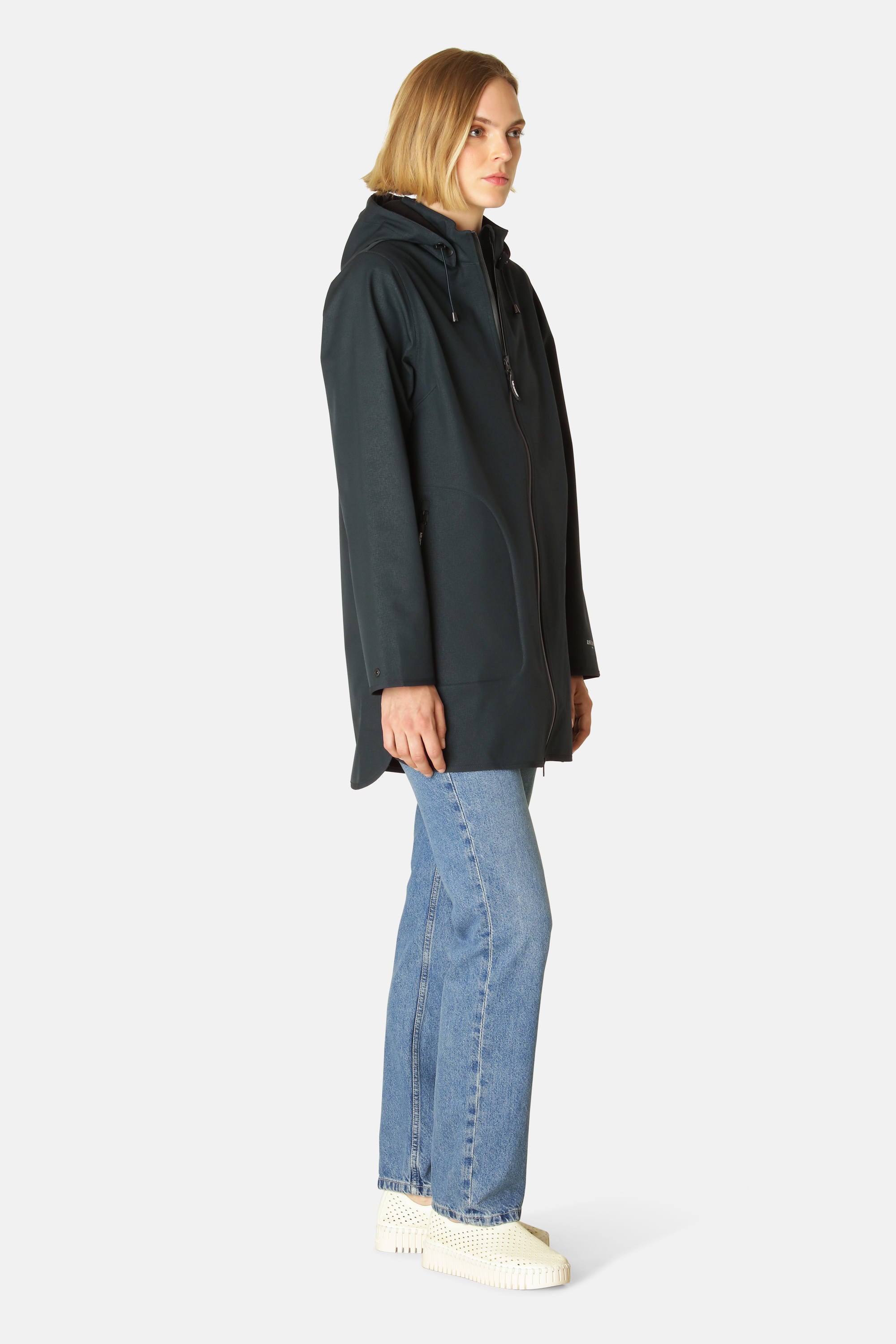 Softshell Regnjakke A-form - Dark Indigo